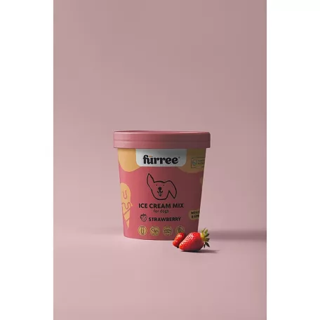 Fürree Természetes Fagyipor Kutyáknak Eper 60 g