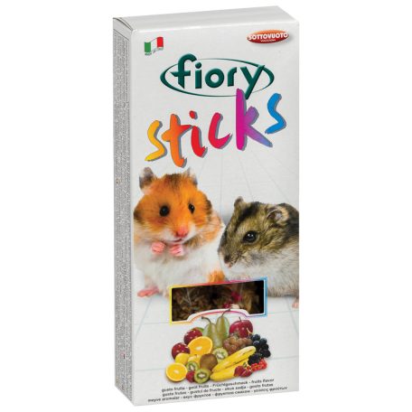 Fiory | Sticks for Hamsters fruits flavor | Rudak (2db) hörcsögöknek, gyümölcs ízesítéssel - 100 g