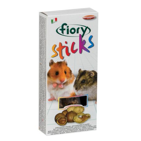 Fiory | Sticks for Hay peanuts and hazelnuts flavor | Rudak (2db) hörcsögöknek, mogyoró ízesítéssel - 100 g