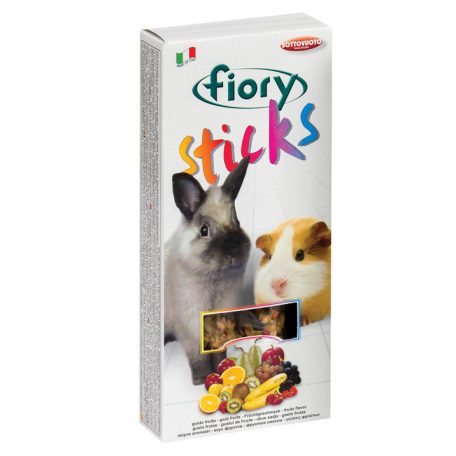 Fiory | Sticks for Dwarf Rabbits fruits flavor | Rudak (2 db) nyúlaknak, gyümölcs ízesítéssel - 100 g