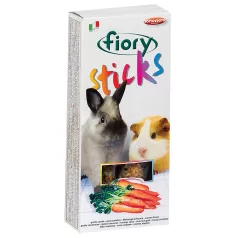   Fiory | Sticks for Dwarf Rabbits carrots flavor | Rudak (2 db) nyúlaknak, répa ízesítéssel - 100 g