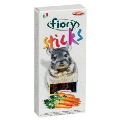   Fiory | Sticks for Chinchilla carrots flavore | Rudak (2 db) csincsillának, répa ízesítéssel - 100 g 