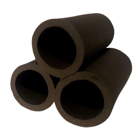 Piramis dekoráció, fekete színben - 10x9 cm