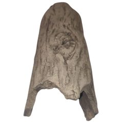 Akvárium kerámia dekoráció félkéreg L - 8x20 cm