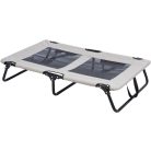 Trixie Dog Lounger | Szögletes fekhely (szürke/fekete) kutyák részére - 99x19x60 cm