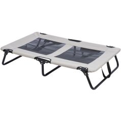   Trixie Dog Lounger | Szögletes fekhely (szürke/fekete) kutyák részére - 99x19x60 cm