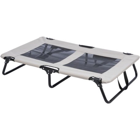 Trixie Dog Lounger | Szögletes fekhely (szürke/fekete) kutyák részére - 99x19x60 cm