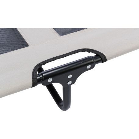 Trixie Dog Lounger | Szögletes fekhely (szürke/fekete) kutyák részére - 99x19x60 cm