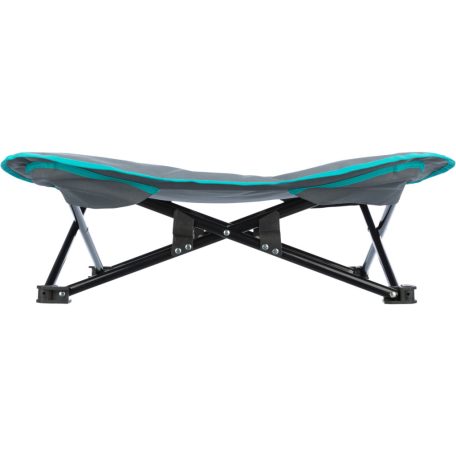 Trixie Camping bed for dog | Kemping ágy (szürke/petrolkék) kutyák részére, max:15 Kg - 69x20x69 cm 