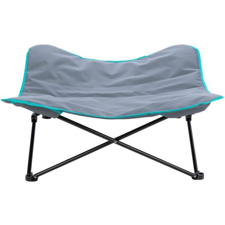 Trixie Camping bed for dog | Kemping ágy (szürke/petrolkék) kutyák részére, max:35 Kg - 88x32x88 cm 