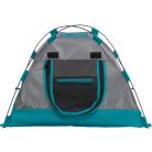 Trixie tent for dogs | Sátor (szürke/ petrolkék) kutyák részére - 47x34x47 cm