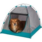 Trixie | Tent for dogs sátor (szürke/ petrolkék) kutyák részére - 80x63x65 cm