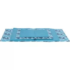   Trixie Hűtőmatrac pálmalevél mintával | Önhűtő zselés hűsítő matrac kutyáknak és macskáknak – 50x40 cm
