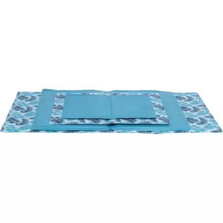 Trixie Hűtőmatrac pálmalevél mintával | Önhűtő zselés hűsítő matrac kutyáknak és macskáknak – 65x50 cm
