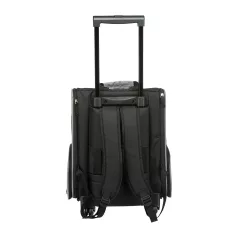   Trixie | Trolley | jól szellőző hordozó-hátizsák kisállatoknak – fekete/szürke, 32 × 45 × 25 cm, max. 8 kg