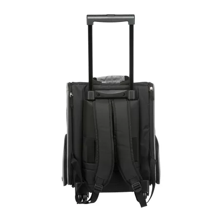 Trixie | Trolley | jól szellőző hordozó-hátizsák kisállatoknak – fekete/szürke, 32 × 45 × 25 cm, max. 8 kg