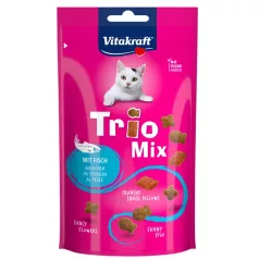   Vitakraft | Trio Mix Halal | Ropogós jutalomfalat keverék macskák részére – 60 g