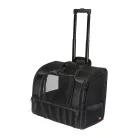 Trixie | Trolley Elegance | kényelmes, jól szellőző szállítótáska kutyáknak – fekete, 45 × 41 × 31 cm, max. 10 kg