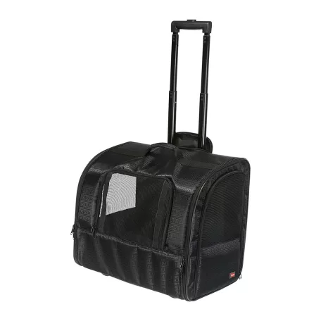 Trixie | Trolley Elegance | kényelmes, jól szellőző szállítótáska kutyáknak – fekete, 45 × 41 × 31 cm, max. 10 kg