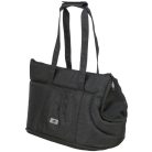 Trixie | Riva- hordozó kistestű állatok szállításához fekete szíanben - 20x29x43cm