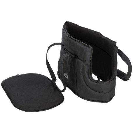 Trixie | Riva- hordozó kistestű állatok szállításához fekete szíanben - 20x29x43cm