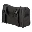 Trixie | Connor Backpack | jól szellőző hordozó-hátizsák kutyáknak – fekete/szürke, 42 × 29 × 21 cm, max. 8 kg