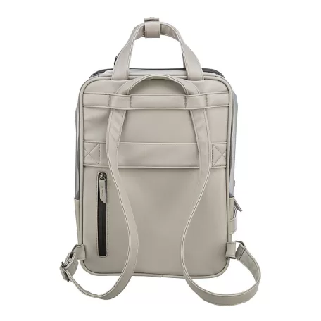Trixie | CityStyle Backpack | jól szellőző hordozó-hátizsák kutyáknak – világosszürke, 30 × 20 × 40 cm, max. 8 kg