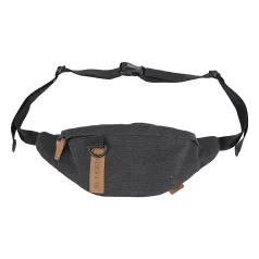   Trixie | BE NORDIC Sling Bag | kényelmes, jól szellőző szállítótáska kutyáknak – fekete, 24 × 11 × 8 cm