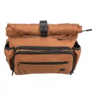 Trixie | Rolltop Backpack | jól szellőző hordozó-hátizsák kutyáknak – rozsdaszín, 130 cm