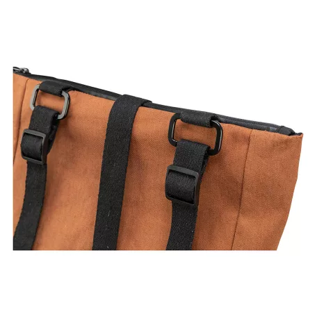 Trixie | Rolltop Backpack | jól szellőző hordozó-hátizsák kutyáknak – rozsdaszín, 130 cm