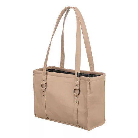 Trixie | CityStyle carrier | kényelmes, jól szellőző szállítótáska kutyáknak – cappuccino, 40 × 20 × 30 cm, max. 8 kg