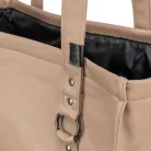 Trixie | CityStyle carrier | kényelmes, jól szellőző szállítótáska kutyáknak – cappuccino, 40 × 20 × 30 cm, max. 8 kg