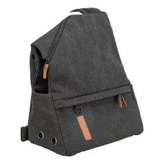  Trixie | BE NORDIC Björn backpack | jól szellőző hordozó-hátizsák kutyáknak és macskáknak – fekete, 35 × 40 × 20 cm, max. 12 kg
