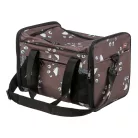 Trixie | Bag Adrina | kényelmes, jól szellőző szállítótáska kutyáknak és macskáknak – barna, 26 × 27 × 42 cm, max. 7 kg