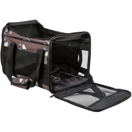 Trixie | Bag Adrina - hordozó táska barna színben kutyák és macskák részére - 26x27x42cm