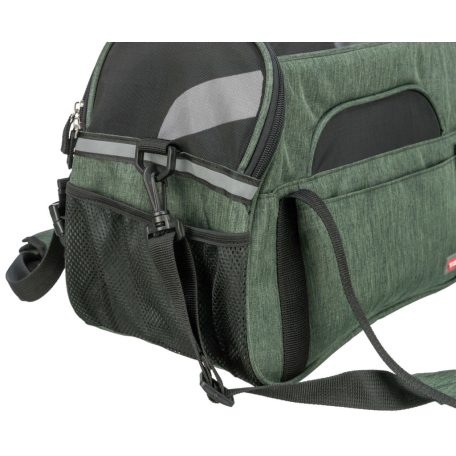 Trixie | Madison carrier - hordozó olívazöld színben kutyák és macskák részére -19x28x42cm