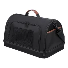   Trixie | gate airline carrier | kényelmes, jól szellőző szállítótáska kutyáknak – fekete, 28 × 25 × 45 cm, max. 7 kg