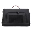 Trixie | gate airline carrier | kényelmes, jól szellőző szállítótáska kutyáknak – fekete, 28 × 25 × 45 cm, max. 7 kg