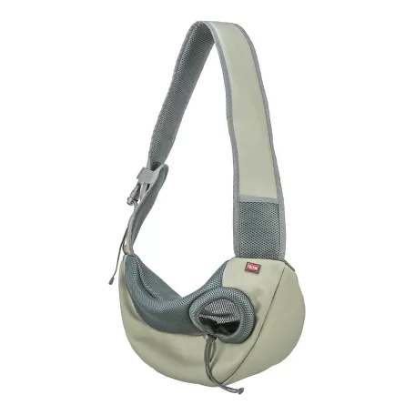 Trixie | Sling Front | kényelmes, jól szellőző szállítótáska kutyáknak – világoszöld, 50 × 25 × 18 cm, max. 5 kg