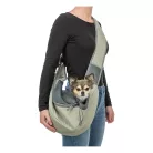 Trixie | Sling Front | kényelmes, jól szellőző szállítótáska kutyáknak – világoszöld, 50 × 25 × 18 cm, max. 5 kg