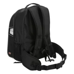   Trixie | William Backpack | jól szellőző hordozó-hátizsák kutyáknak – fekete, 33 × 43 × 23 cm, max. 30 kg