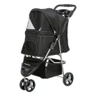 Trixie | Buggy | kényelmes, összecsukható kutyakocsi – fekete, 47 × 100 × 80 cm, max. 11 kg