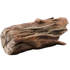 Érdes kerámia fatörzs dekoráció, egy oldalon zárt - XL