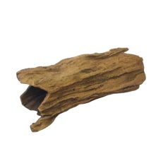 Tépett kerámia fatuskó, dekoráció L - 6x15 cm