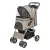 Trixie | Buggy | kényelmes, összecsukható kutyakocsi – tópszín, 47 × 100 × 80 cm, max. 15 kg