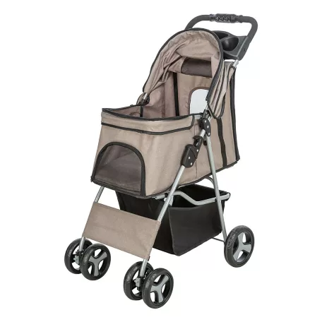 Trixie | Buggy | kényelmes, összecsukható kutyakocsi – tópszín, 47 × 100 × 80 cm, max. 15 kg