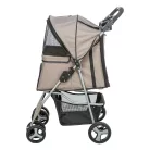 Trixie | Buggy | kényelmes, összecsukható kutyakocsi – tópszín, 47 × 100 × 80 cm, max. 15 kg