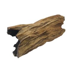 Tépett kerámia fatuskó dekoráció XL - 9x19,5 cm