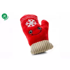   JK | X-Mas Plüss Kutyajáték – Sípoló karácsonyi kesztyű (16 cm)