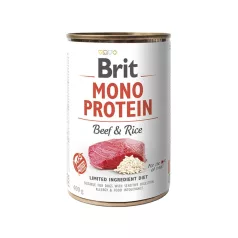   Brit Care Mono Protein Marha barna rizzsel Konzerv kutyatáp 400 g